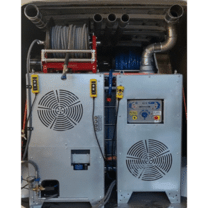 højtryksanlæg på diesel og hotbox