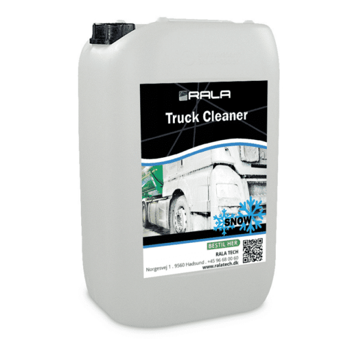 Truck cleaner snow