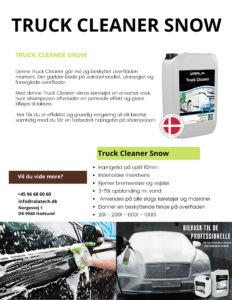 Truck Cleaner Snow